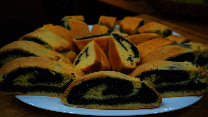 Маковый рулет штрудель