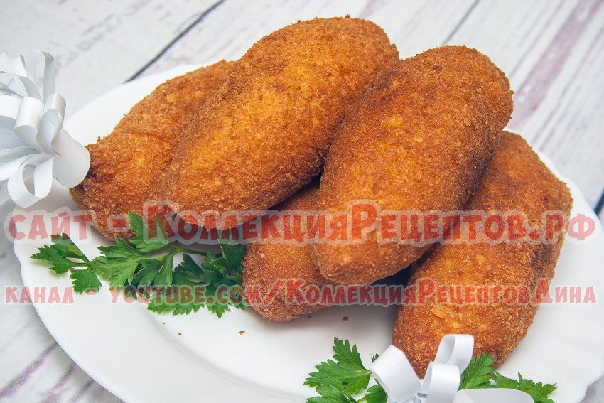 Киевские котлеты из куриного фарша