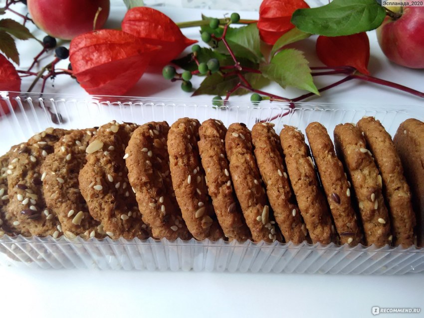 Овсяные печеньки с шоколадной крошкой