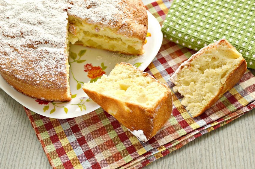 Выпечка с ананасами консервированными