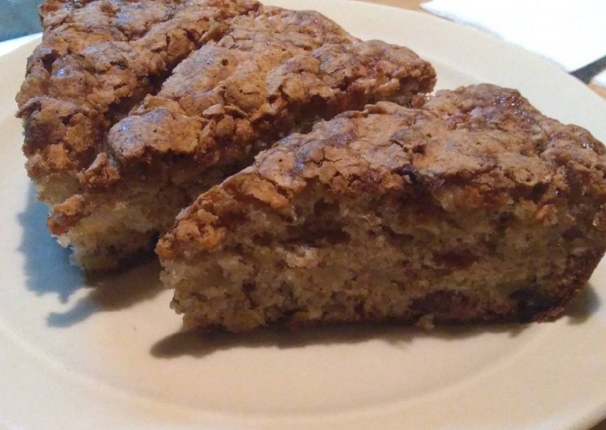 Медовый пирог с орехами