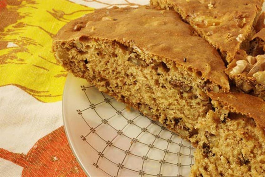 Пирог с орехами