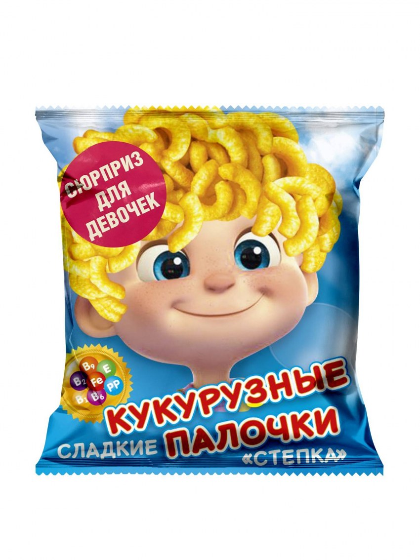 Сладкая колбаса с кукурузными палочками и ирисками