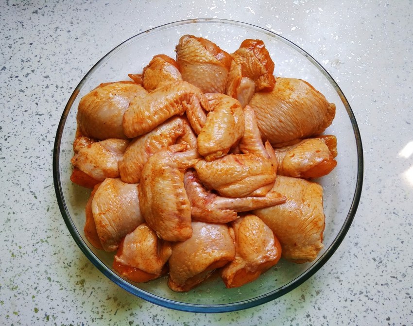 Курица с овощами в духовке
