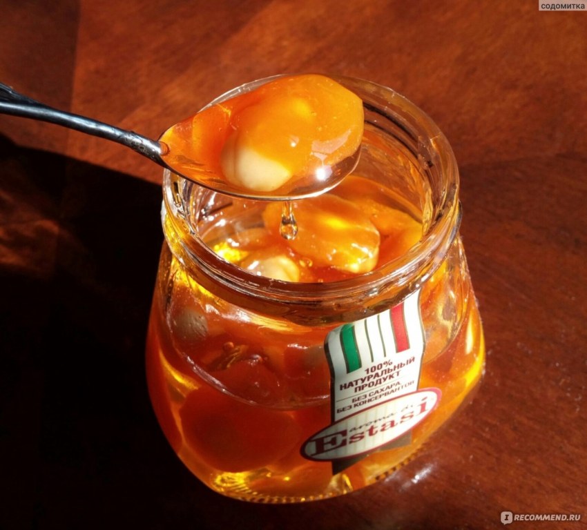 Медовый десерт курага