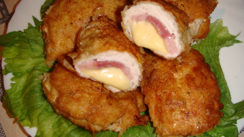 Шницель кордон Блю
