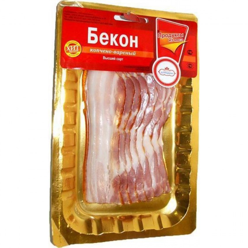 Бекон грудинка сырокопченый