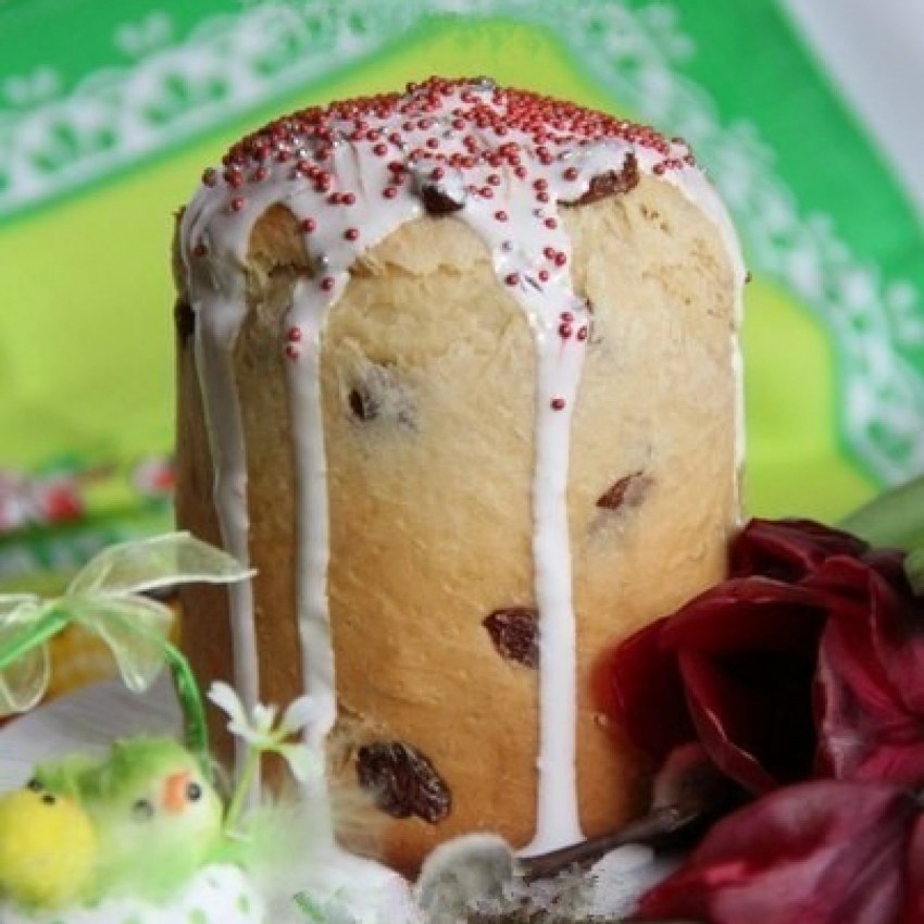 Сырный кулич на Пасху