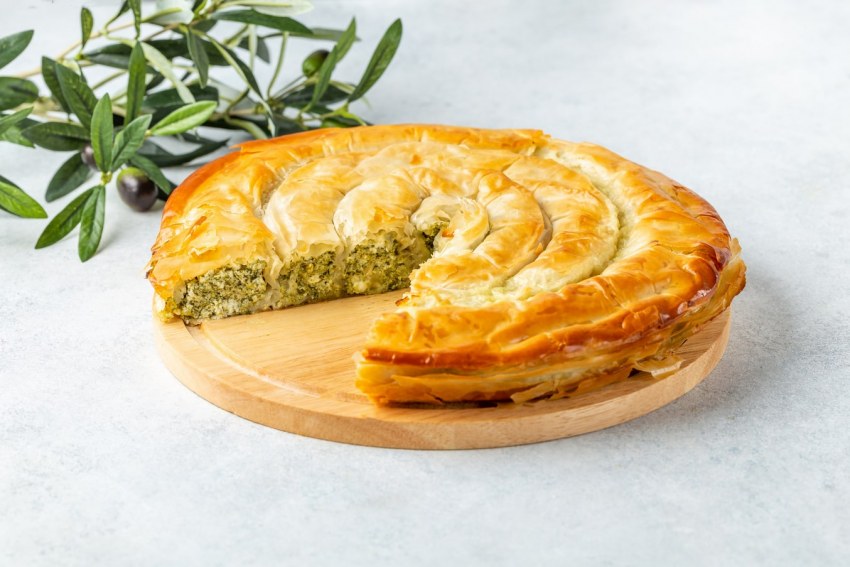 Улитка Греческая со шпинатом и сыром