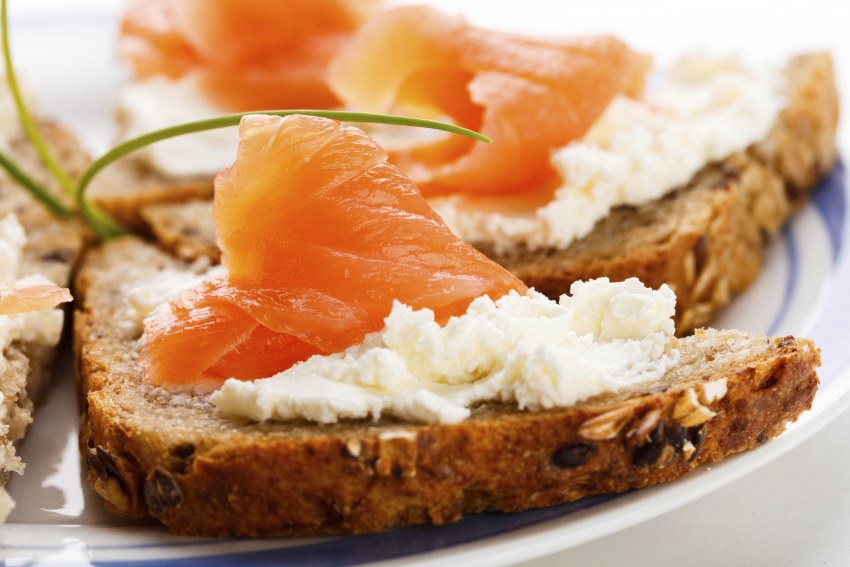 Bruschetta with Salmon