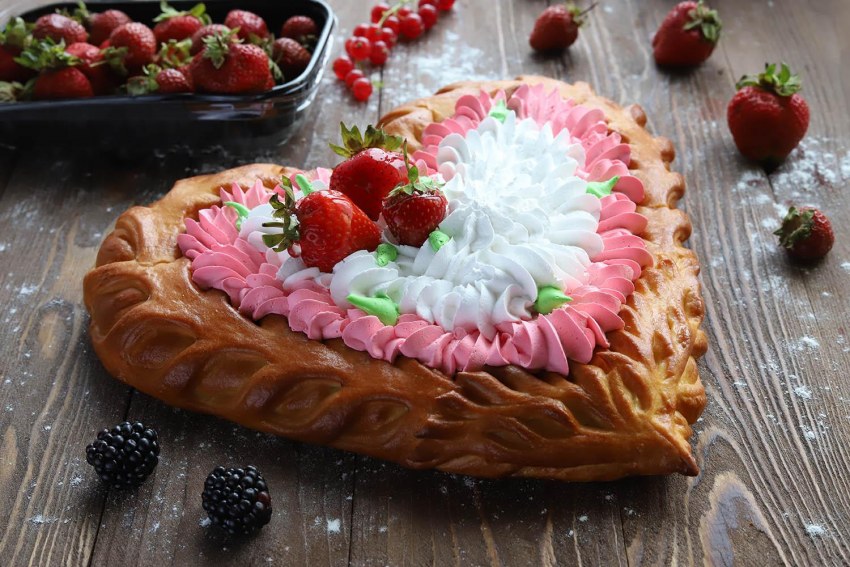 Слойка с конфитюром