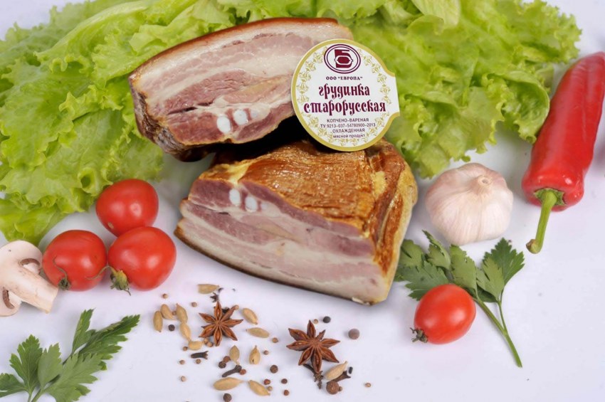 Грудинка деликатесная Ермолино