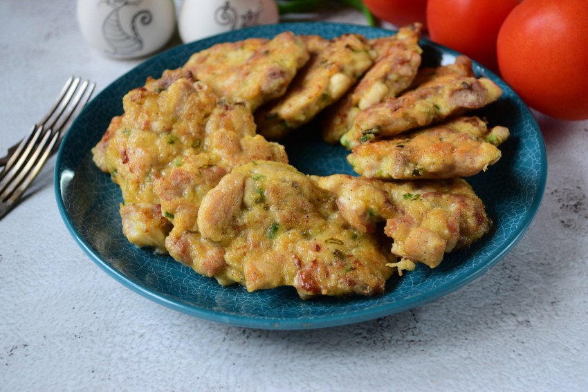 Куриные котлеты с грибами