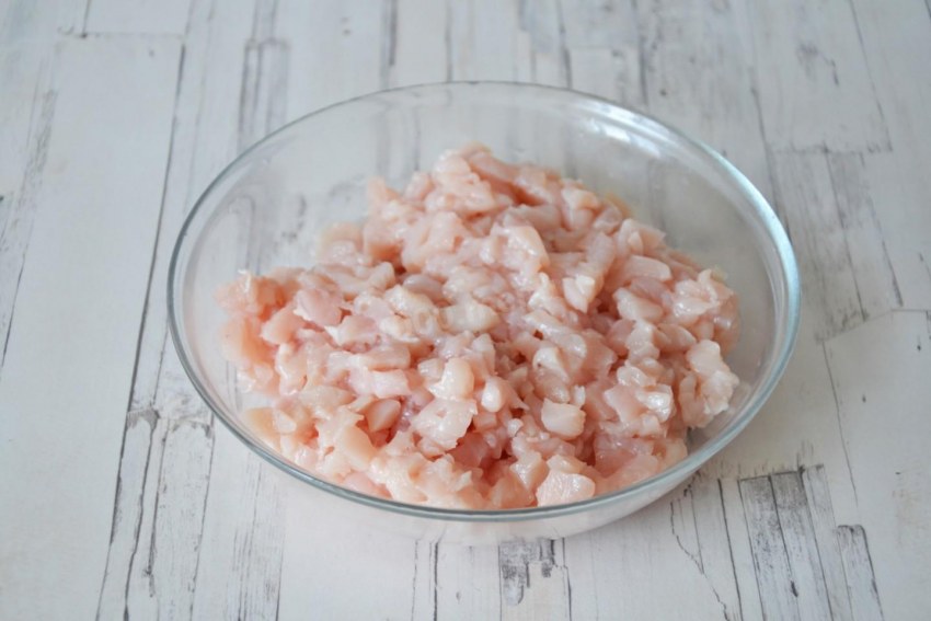 Рубленные котлеты из курицы с крахмалом