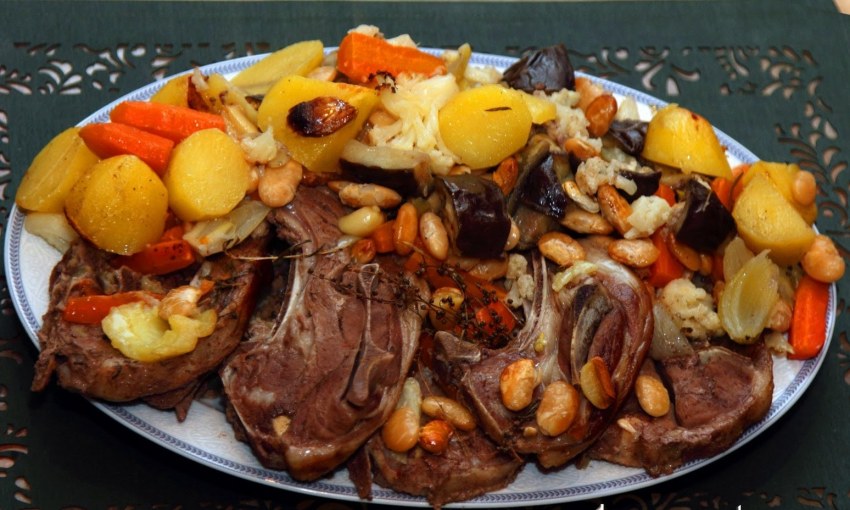 Джиз из баранины в казане