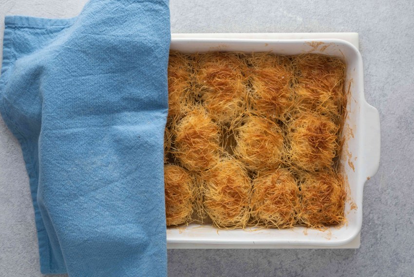 Лангустины катаифи