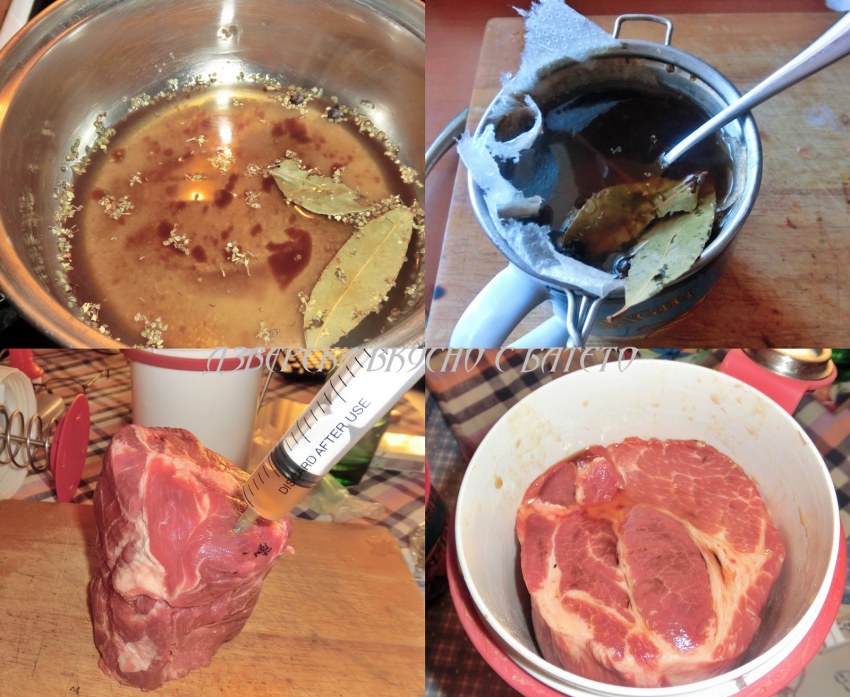 Рецепт говяжьего мяса в ветчиннице