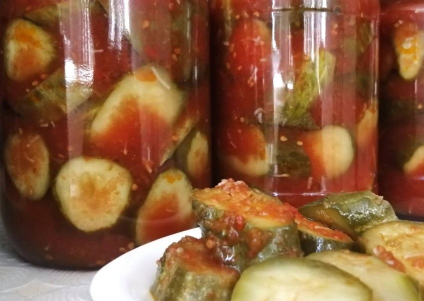 Огурцы кольцами