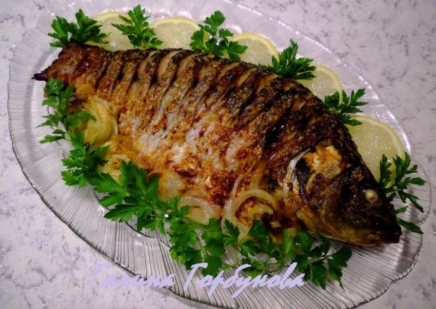 Скумбрия в духовке самый вкусный
