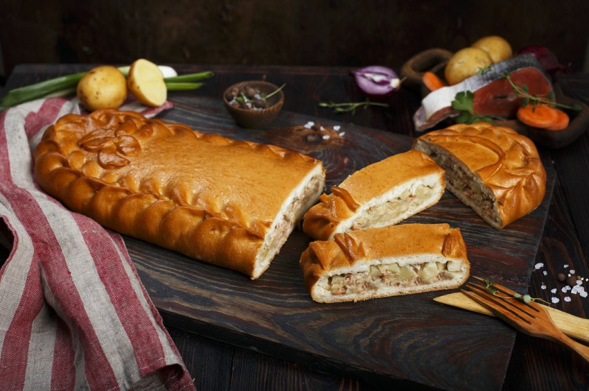 Постные рыбные пироги и пирожки
