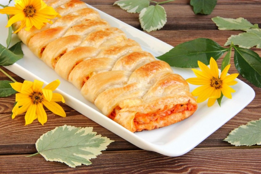 Рыбный пирог в духовке