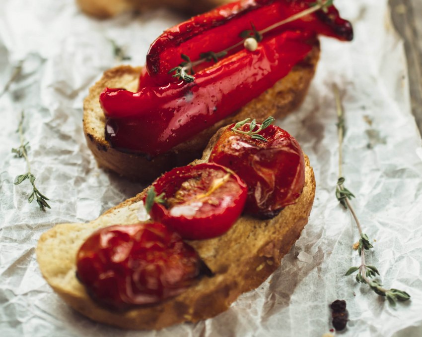 Buffalo mozzarella Bruschetta