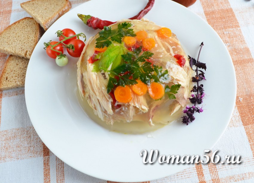 Мясное заливное