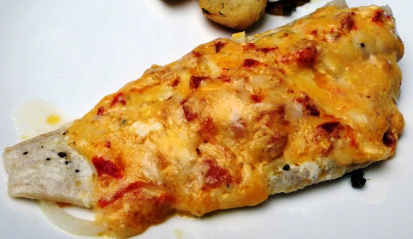 Рыба под сырной корочкой