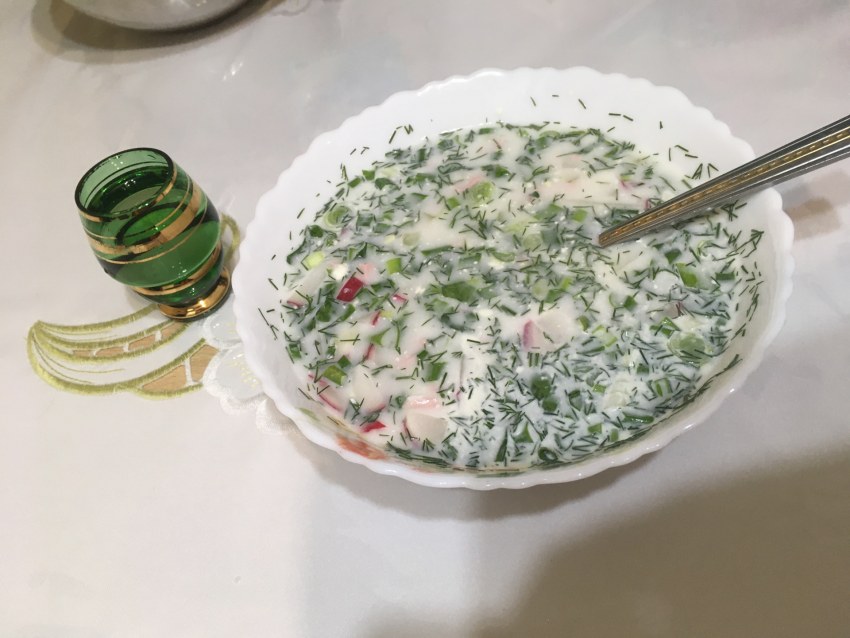 Окрошка на природе