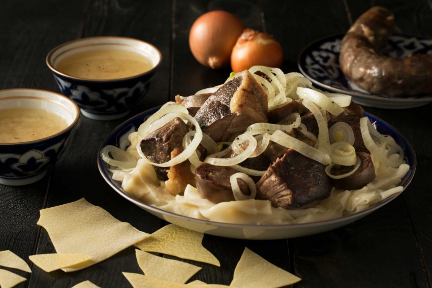 Кыргызская кухня бешбармак