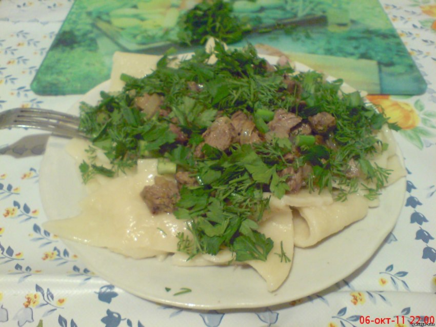 Лепешки для бешбармака