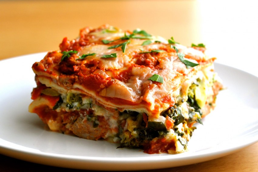 Lasagna с лососем