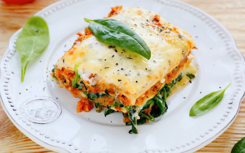 Лазанья с овощами