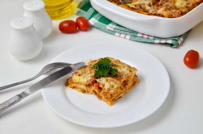 Овощная лазанья