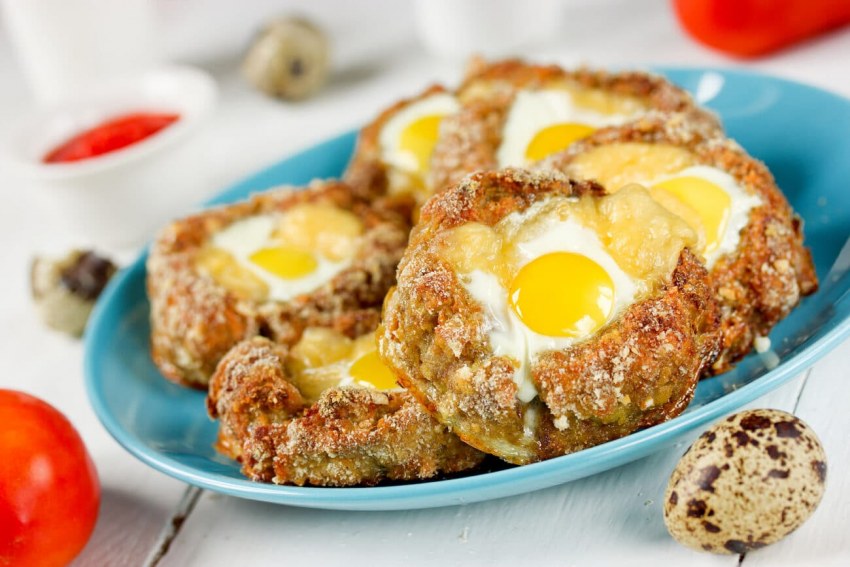 Красивые закуски из яиц