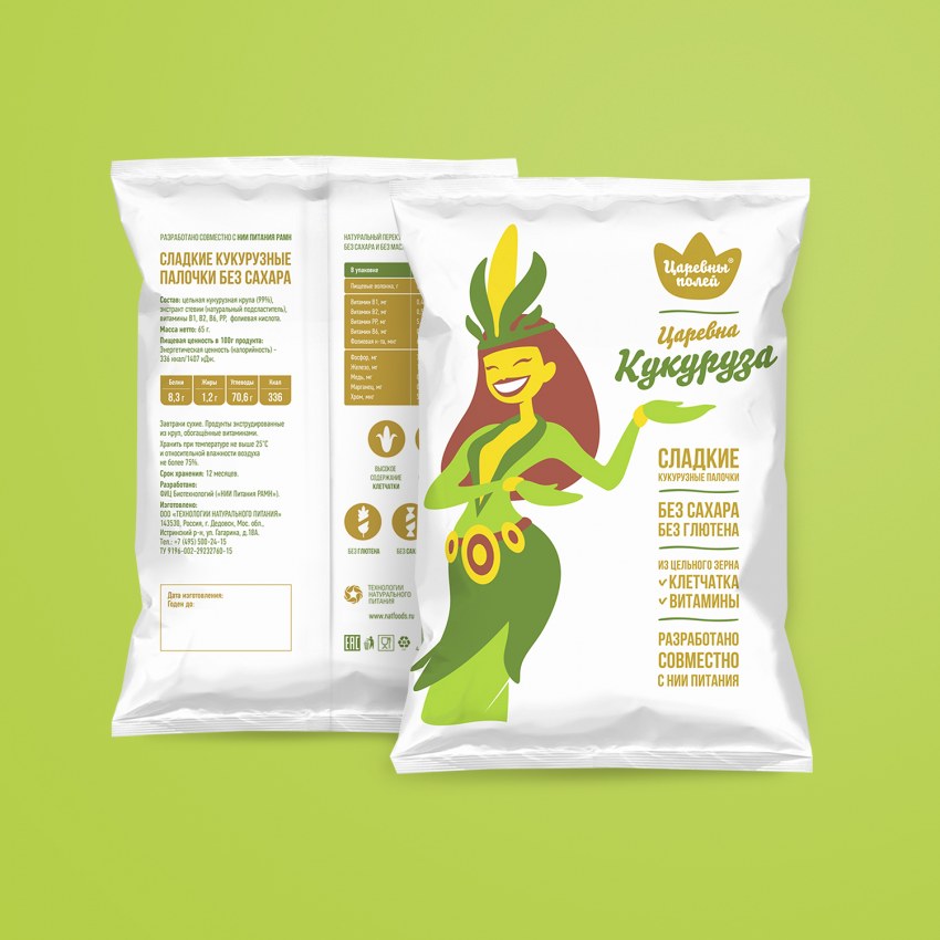 Кукурузные палочки Кузя 85 гр