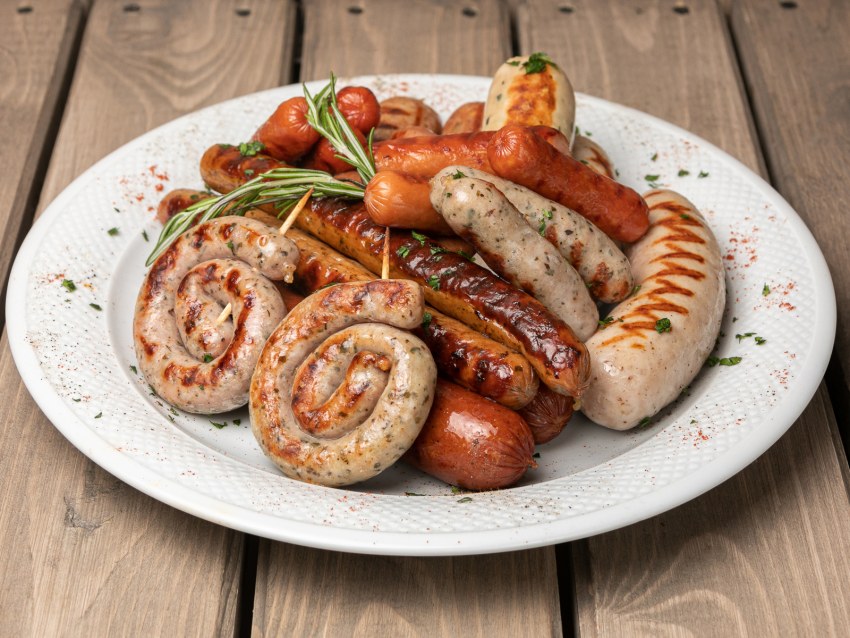 Real Bavarian sausages
