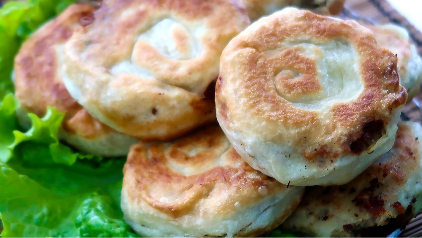 Бурек с картошкой и грибами