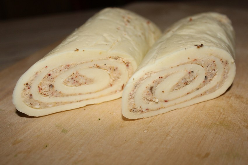 Брынза с зеленью