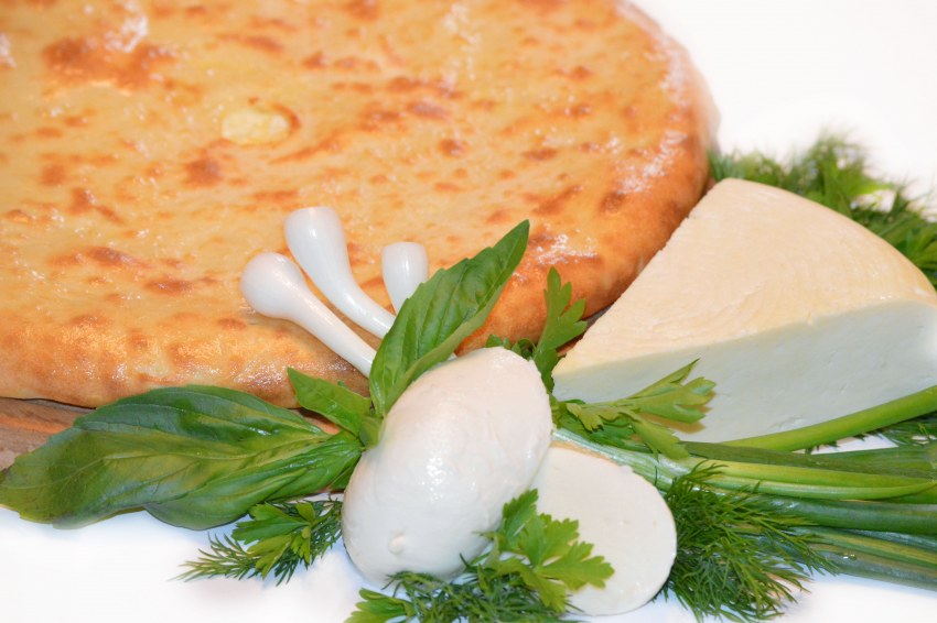 Хинкали с сыром сулугуни