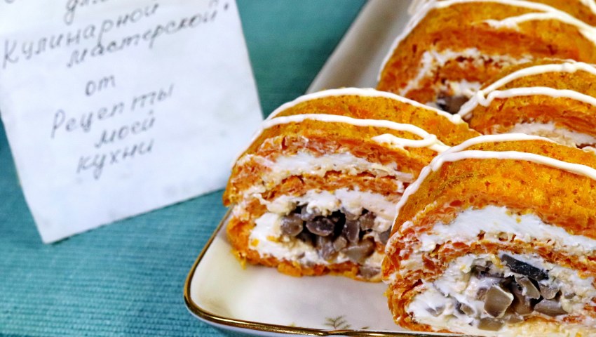 Скумбрия рулетики фаршированные