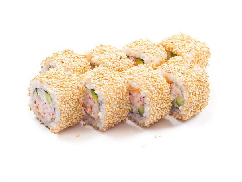 Суши Калифорния в кунжуте