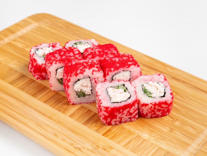 Эби маки с крабом ролл