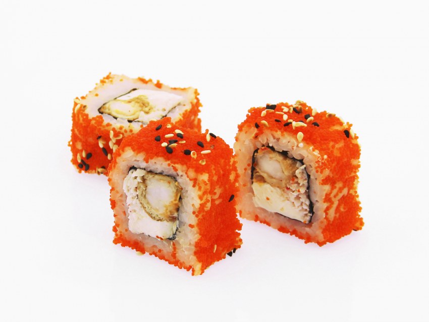 Яичные роллы с крабовыми палочками