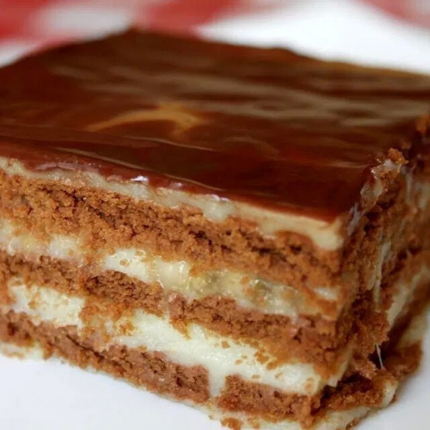 Тортик из печенья без выпечки
