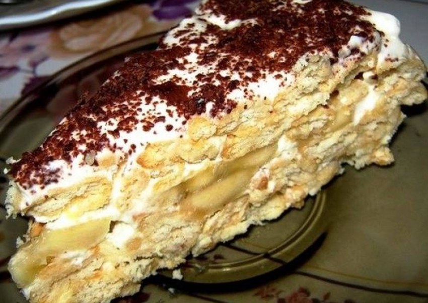 Торт из крекера