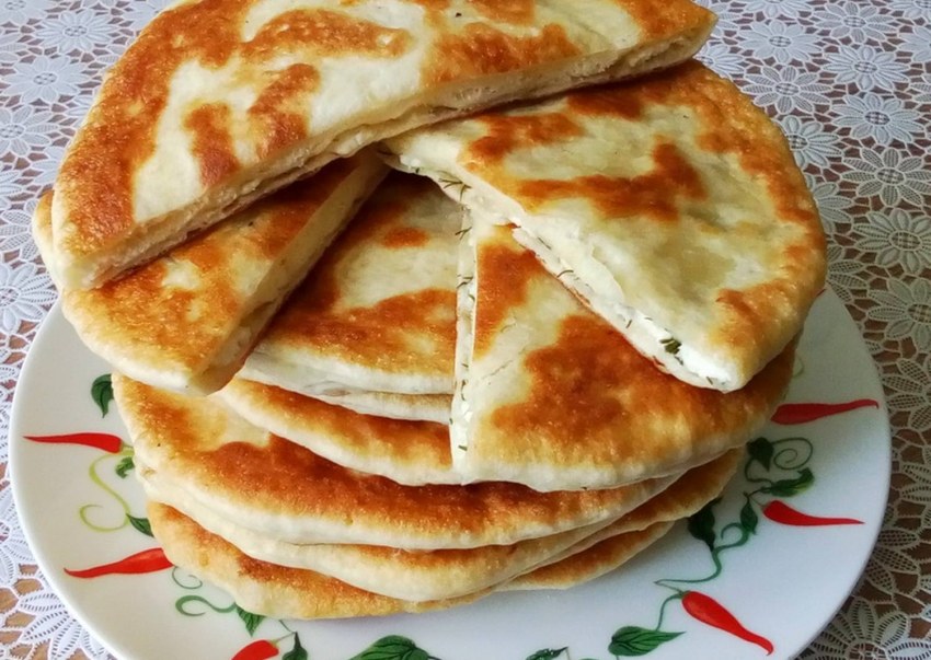 Хычины с картошкой и сыром