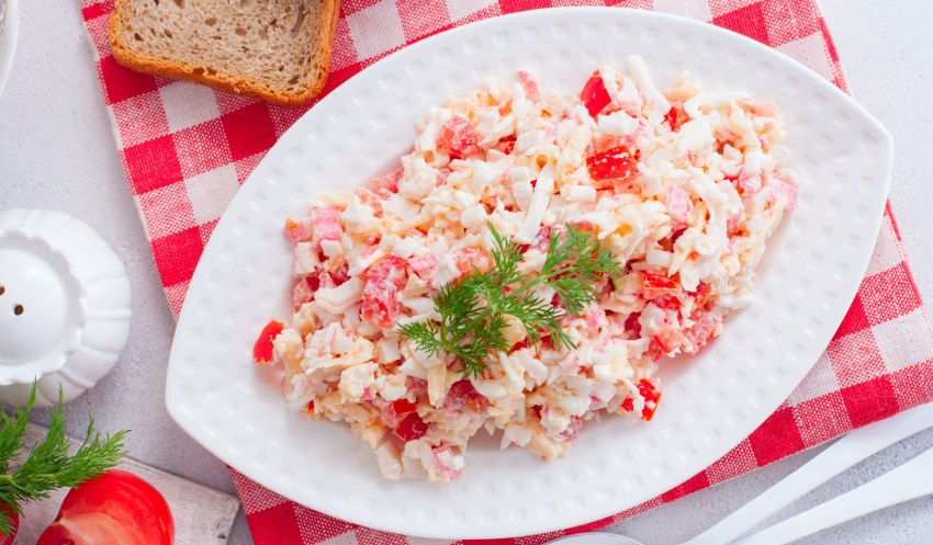 Салат морской Бриз с кальмарами