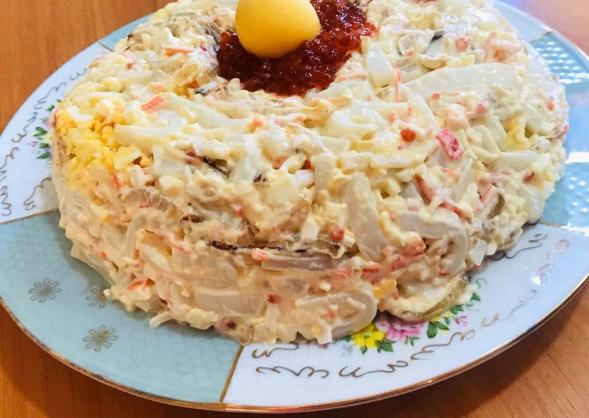 Салат морская Лагуна