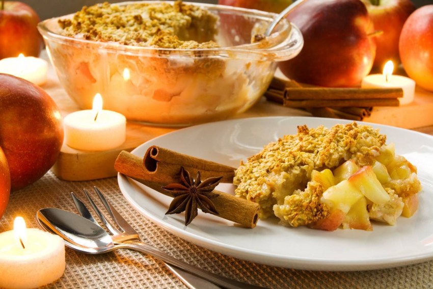 Блюда с орехами и медом